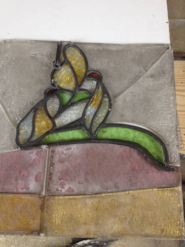 Glasraam Art-Nouveau