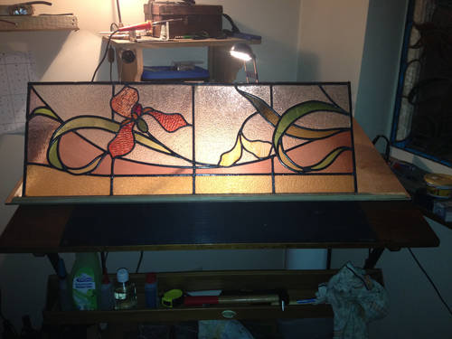 Glasraam Art-Nouveau